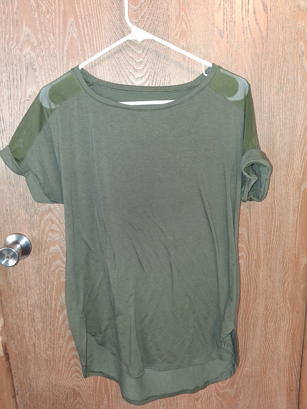 Avia Olive Green Short Sleeve Crew Tee